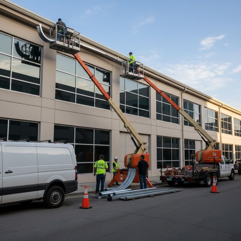 Industrial Gutter Repair in Sacramento, CA