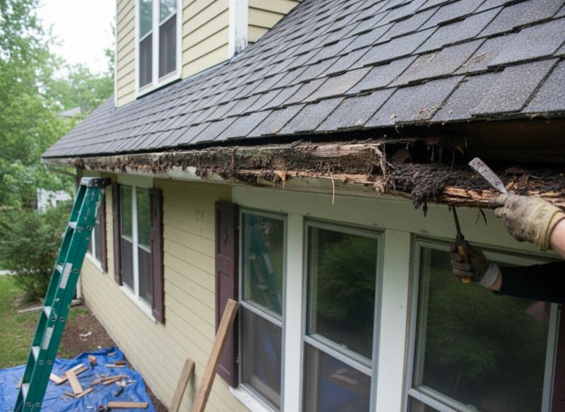 Leaking Gutter Repair